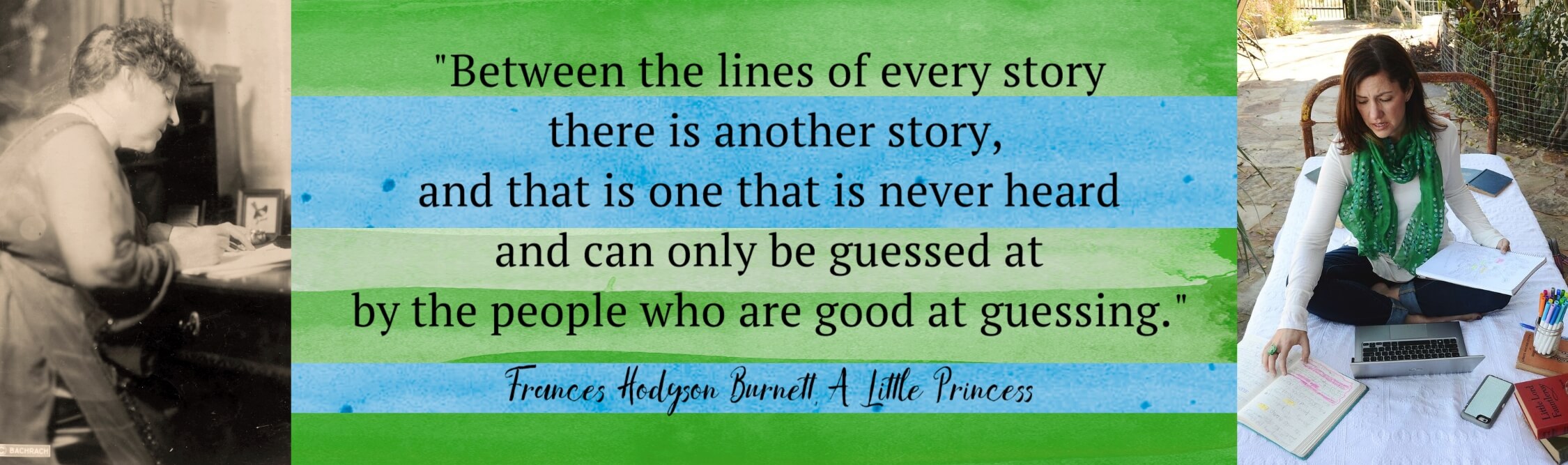"Between the lines of every story there is another story, and that is one that is never heard and can only be guessed at by the people who are good at guessing."