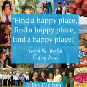 "Find a happy place, find a happy place, find a happy place."